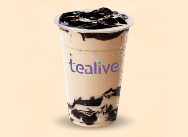 Original Milk Tea with Grass Jelly
