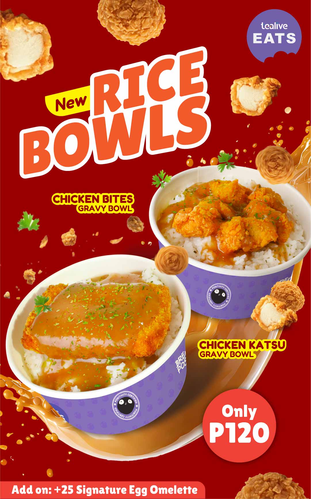 MOBILE BANNER Rice Bowl with Gravy